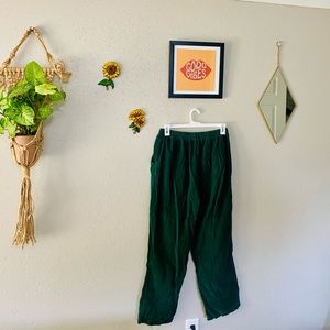 Vintage Green Corduroy Pants
